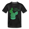 Can't Touch This! Cactus Pun Kids' Premium T-Shirt - charcoal grey