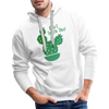 Can't Touch This! Cactus Pun Men’s Premium Hoodie - white