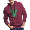 Can't Touch This! Cactus Pun Men’s Premium Hoodie - burgundy