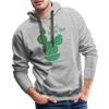 Can't Touch This! Cactus Pun Men’s Premium Hoodie - heather grey
