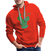 Can't Touch This! Cactus Pun Men’s Premium Hoodie - red