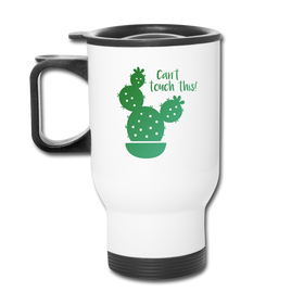 Can't Touch This! Cactus Pun Travel Mug