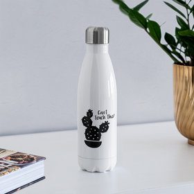 Can't Touch This! Cactus Pun Insulated Stainless Steel Water Bottle