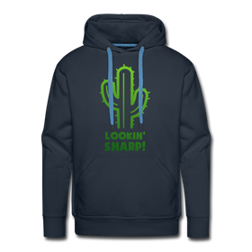 Lookin' Sharp! Cactus Pun Men’s Premium Hoodie