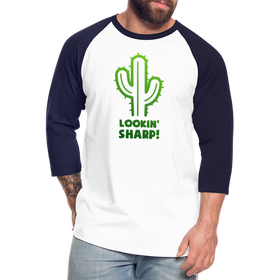 Lookin' Sharp! Cactus Pun Baseball T-Shirt