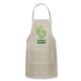 Lookin' Sharp! Cactus Pun Adjustable Apron