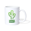 Lookin' Sharp! Cactus Pun Coffee/Tea Mug