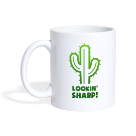 Lookin' Sharp! Cactus Pun Coffee/Tea Mug