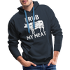 I Rub My Meat BBQ Cow Men’s Premium Hoodie