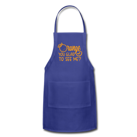 Orange You Glad to See Me? Adjustable Apron