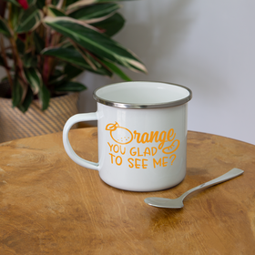 Orange You Glad to See Me? Camper Mug