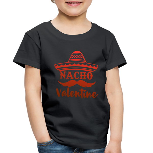 Nacho Valentine Toddler Premium T-Shirt - black