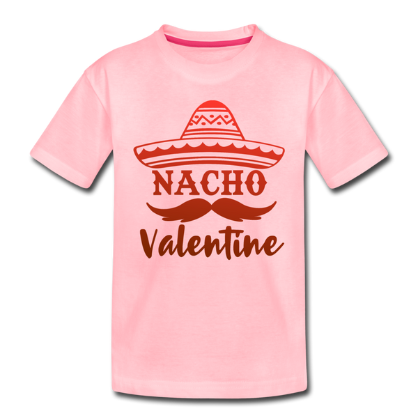 Nacho Valentine Toddler Premium T-Shirt - pink