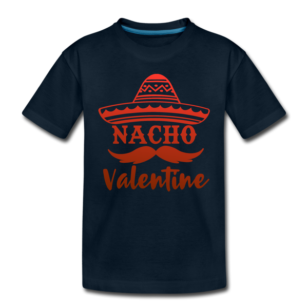 Nacho Valentine Toddler Premium T-Shirt - deep navy