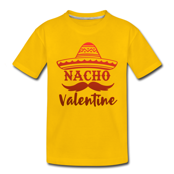 Nacho Valentine Kids' Premium T-Shirt - sun yellow