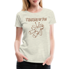 Thinking of You Voodoo Doll Women’s Premium T-Shirt - heather oatmeal