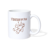 Thinking of You Voodoo Doll Coffee/Tea Mug - white