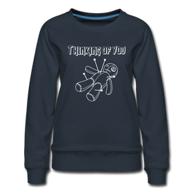 Thinking of You Voodoo Doll Women’s Premium Sweatshirt