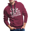 Hello Darkness Funny Coffee Men’s Premium Hoodie - burgundy