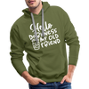 Hello Darkness Funny Coffee Men’s Premium Hoodie - olive green