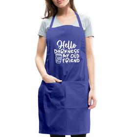 Hello Darkness Funny Coffee Adjustable Apron