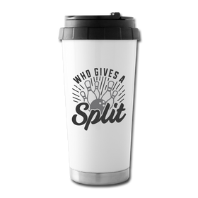 Who Gives A Split Bowling Pun Travel Mug