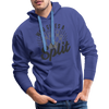 Who Gives a Split Bowling Pun Men’s Premium Hoodie - royal blue