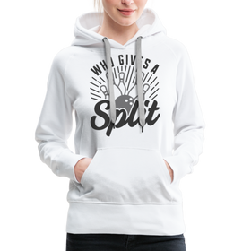 Who Gives a Split Bowling Pun Women’s Premium Hoodie