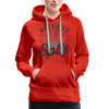 Who Gives a Split Bowling Pun Women’s Premium Hoodie - red