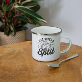 Who Gives a Split Bowling Pun Camper Mug