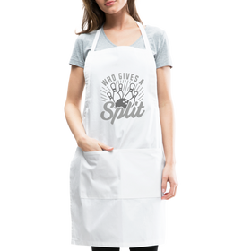 Who Gives a Split Bowling Pun Adjustable Apron