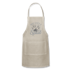 Who Gives a Split Bowling Pun Adjustable Apron - natural