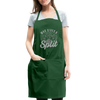 Who Gives a Split Bowling Pun Adjustable Apron - forest green