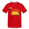 Funny Dinosaur TacoSaurus Kids' Premium T-Shirt - red
