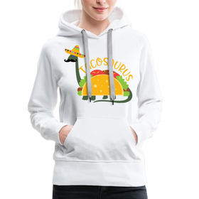 Funny Dinosaur TacoSaurus Women’s Premium Hoodie