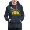 Funny Dinosaur TacoSaurus Women’s Premium Hoodie - navy