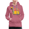 Funny Dinosaur TacoSaurus Women’s Premium Hoodie - mauve