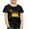 Funny Dinosaur TacoSaurus Toddler Premium T-Shirt - charcoal grey