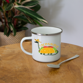 Funny Dinosaur TacoSaurus Camper Mug