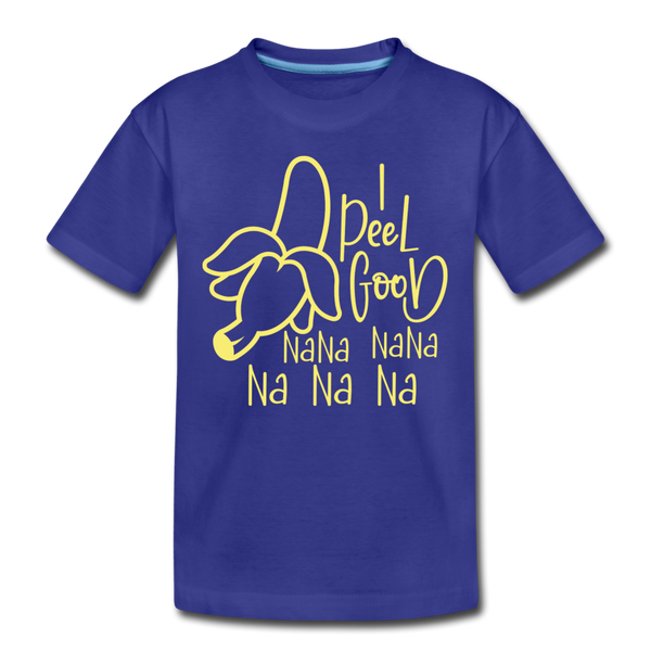 I Peel Good Banana Pun Kids' Premium T-Shirt - royal blue