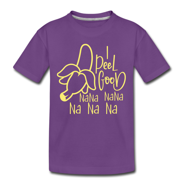 I Peel Good Banana Pun Kids' Premium T-Shirt - purple