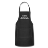7 Days Without a Pun Makes One Weak Adjustable Apron - black