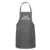 7 Days Without a Pun Makes One Weak Adjustable Apron - charcoal