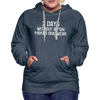 7 Days Without a Pun Makes One Weak Women’s Premium Hoodie - heather denim