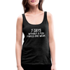 7 Days Without a Pun Makes One Weak Women’s Premium Tank Top - charcoal grey