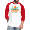 Shenanigans Coordinator Baseball T-Shirt - white/red