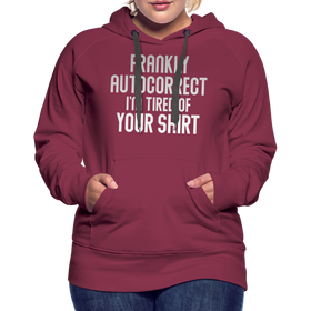 Funny Autocorrect Women’s Premium Hoodie