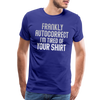 Funny Autocorrect Men's Premium T-Shirt - royal blue