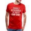 Funny Autocorrect Men's Premium T-Shirt - red