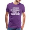 Funny Autocorrect Men's Premium T-Shirt - purple